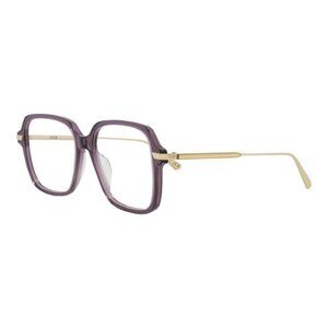 Dior Womens Square/Rectangle Violet Gold Transparent Fashion Designer Eyewear
